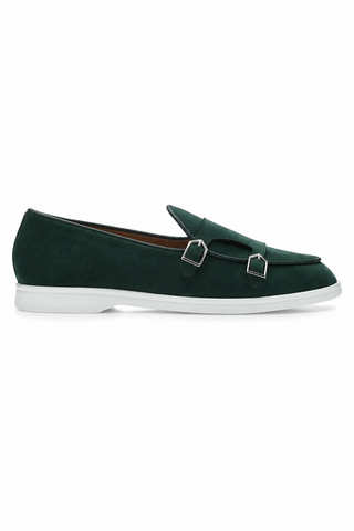 SUPERGLAMOUROUS Tangerine 7 Suede Double Monk-Strap-Dellamoda
