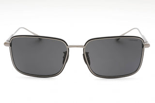 Chopard SCHF84M Sunglasses Shiny Ruthenium Silver / Dark Grey-AmbrogioShoes