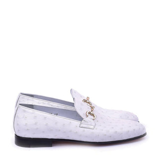 Corrente 5405 Men's Shoes Ostrich-Skin Horse-Bit Loafers (CRT1440)-AmbrogioShoes