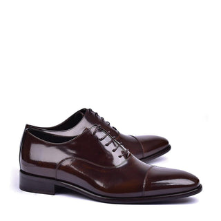 Corrente 6265 Men's Shoes Shiny Calf-Skin Leather Cap toe Oxfords (CRT1450)-AmbrogioShoes