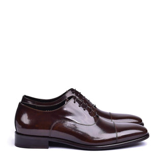 Corrente 6265 Men's Shoes Shiny Calf-Skin Leather Cap toe Oxfords (CRT1450)-AmbrogioShoes