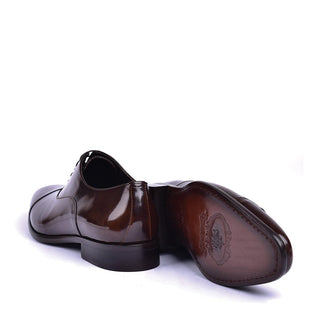 Corrente 6265 Men's Shoes Shiny Calf-Skin Leather Cap toe Oxfords (CRT1450)-AmbrogioShoes