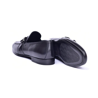 Corrente 6628 Men's Shoes Calf-Skin Leather Side Buckle Loafers (CRT1478)-AmbrogioShoes