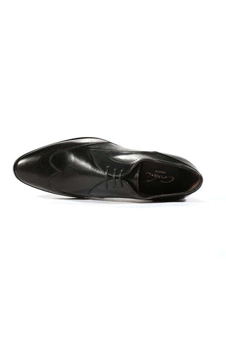 Corvari Designer Men's Designer Shoes Setacalf Black Nappa Oxfords (COR1000)