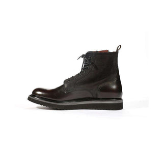 Corvari Mens Dover Bordo Burgundy High-Top Boots (COR1013)-AmbrogioShoes