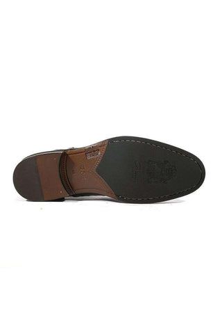 Corvari Men's Gioia Calf-Skin Black Oxfords (COR1011)-AmbrogioShoes