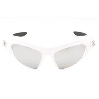 Dolce & Gabbana 0DG6192 Sunglasses White / Light Grey Mirror Silver Unisex-AmbrogioShoes