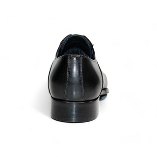 Duca Forano Black Calf-Skin Leather Oxford (D1151)