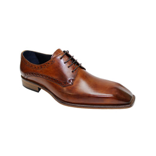 Duca Varazze Brandy Calf-Skin Leather Oxfords (D1091)