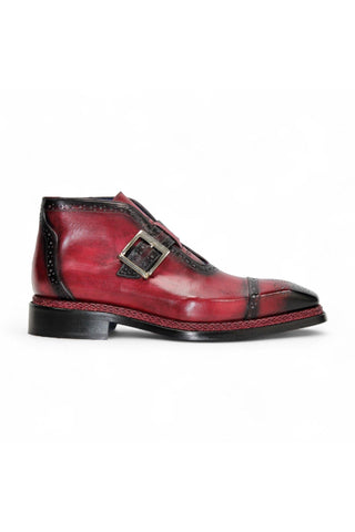Emilio Franco Aldo Leather Buckle Boot (EF1238)-AmbrogioShoes