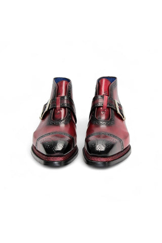 Emilio Franco Aldo Leather Buckle Boot (EF1238)-AmbrogioShoes