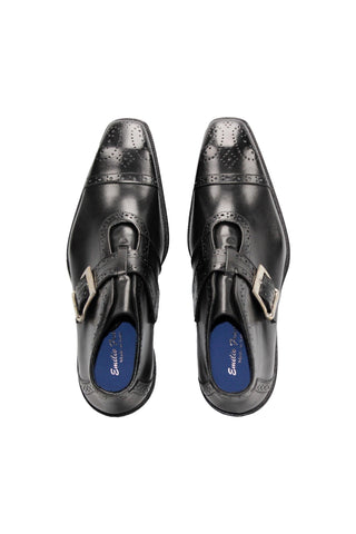 Emilio Franco Aldo Leather Buckle Boot (EF1238)-AmbrogioShoes