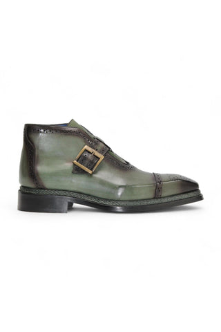 Emilio Franco Aldo Leather Buckle Boot (EF1238)-AmbrogioShoes