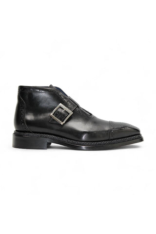 Emilio Franco Aldo Leather Buckle Boot (EF1238)-AmbrogioShoes