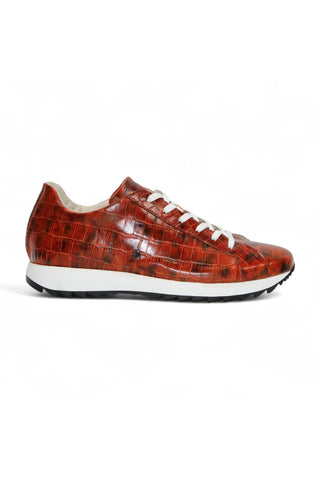 Emilio Franco Alfio Crocodile Embossed Leather Sneaker (EF1005)-AmbrogioShoes