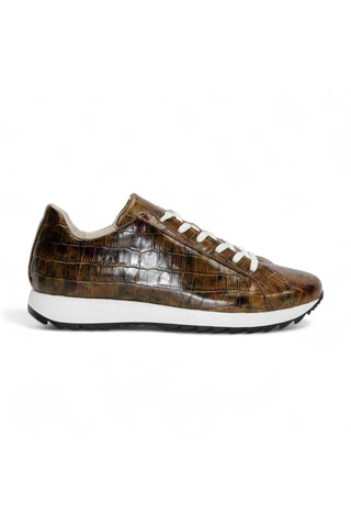 Emilio Franco Alfio Crocodile Embossed Leather Sneaker (EF1005)-AmbrogioShoes