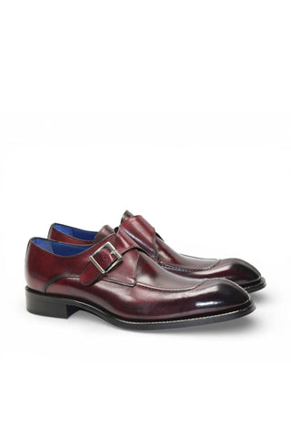 Emilio Franco Bernardo Leather Single Monk Strap-AmbrogioShoes