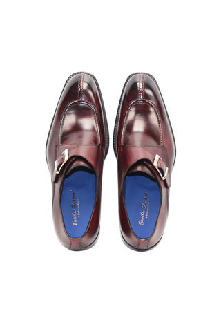 Emilio Franco Bernardo Leather Single Monk Strap-AmbrogioShoes