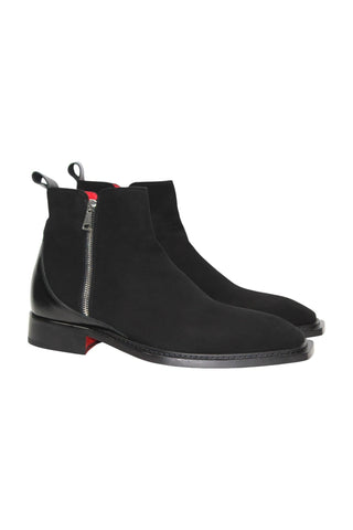 Emilio Franco Cesare Suede Zipper Boot-AmbrogioShoes