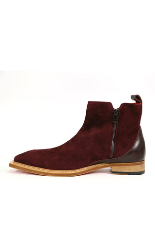 Emilio Franco Cesare Suede Zipper Boot-AmbrogioShoes