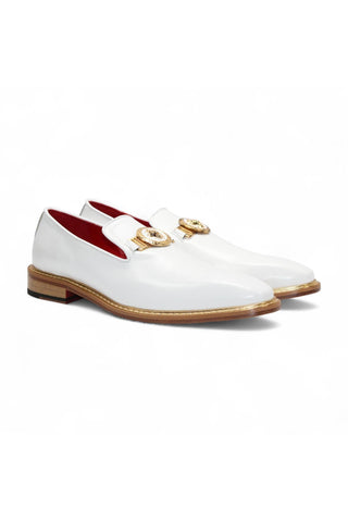 Emilio Franco Couture EF102 Suede Horse-Bit Loafer (EFC1006)-AmbrogioShoes