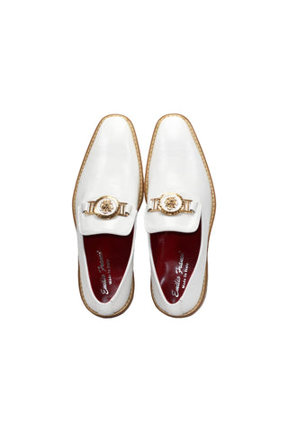 Emilio Franco Couture EF102 Suede Horse-Bit Loafer (EFC1006)-AmbrogioShoes