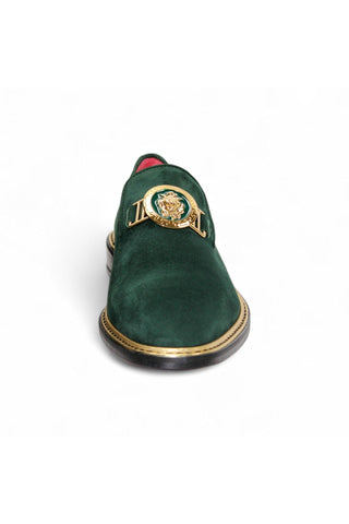 Emilio Franco Couture EF102 Suede Horse-Bit Loafer (EFC1006)-AmbrogioShoes