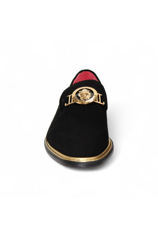 Emilio Franco Couture EF102 Suede Horse-Bit Loafer (EFC1006)-AmbrogioShoes