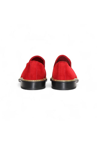 Emilio Franco Couture EF102 Suede Horse-Bit Loafer (EFC1006)-Dellamoda