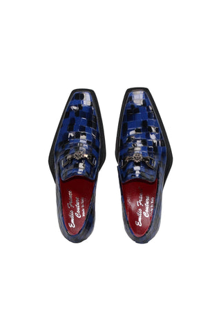 Emilio Franco Couture Narciso Crocodile Embossed Leather Horse-Bit Loafer (EFC1108)-AmbrogioShoes