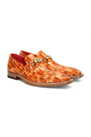 Emilio Franco Couture Narciso Crocodile Embossed Leather Horse-Bit Loafer (EFC1108)-AmbrogioShoes