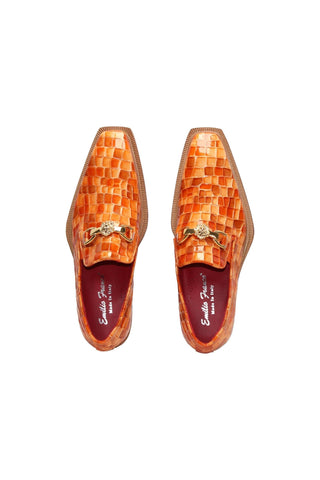 Emilio Franco Couture Narciso Crocodile Embossed Leather Horse-Bit Loafer (EFC1108)-AmbrogioShoes