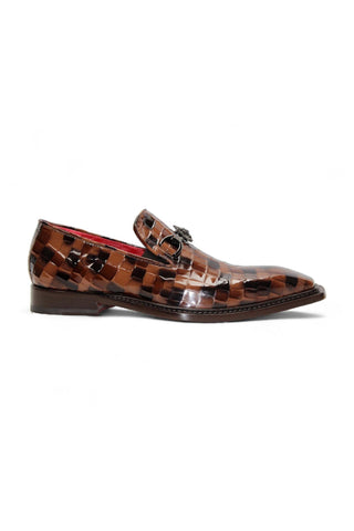 Emilio Franco Couture Narciso Crocodile Embossed Leather Horse-Bit Loafer (EFC1108)-AmbrogioShoes
