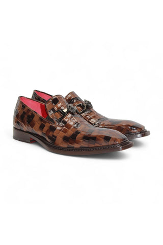 Emilio Franco Couture Narciso Crocodile Embossed Leather Horse-Bit Loafer (EFC1108)-AmbrogioShoes
