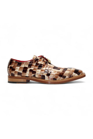 Emilio Franco Couture Santo Crocodile Embossed Leather Derby (EFC1037)-AmbrogioShoes