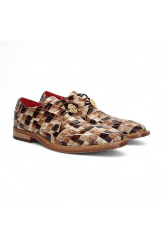 Emilio Franco Couture Santo Crocodile Embossed Leather Derby (EFC1037)-AmbrogioShoes