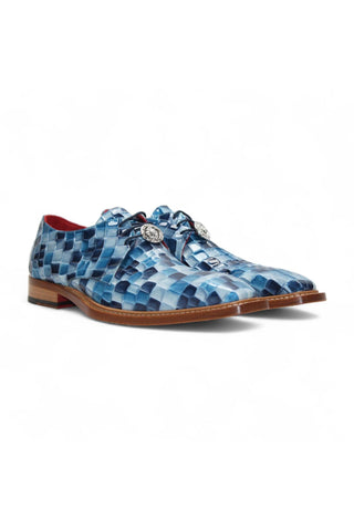 Emilio Franco Couture Santo Crocodile Embossed Leather Derby (EFC1037)-AmbrogioShoes
