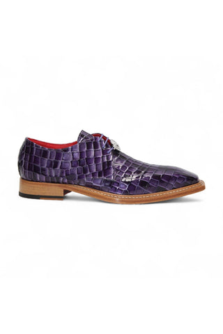 Emilio Franco Couture Santo Crocodile Embossed Leather Derby (EFC1037)-AmbrogioShoes
