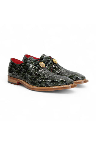 Emilio Franco Couture Santo Crocodile Embossed Leather Derby (EFC1037)-AmbrogioShoes
