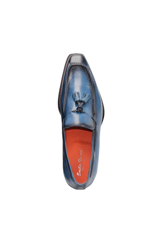 Emilio Franco Dino Leather Tassels Loafer (EF1246)-AmbrogioShoes