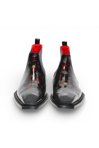Emilio Franco EFC352 Patent Boot-AmbrogioShoes