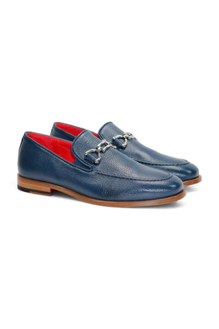 Emilio Franco Edgardo Deer Skin Horse-Bit Loafer (EF1247)-AmbrogioShoes