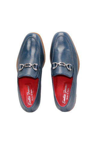 Emilio Franco Edgardo Deer Skin Horse-Bit Loafer (EF1247)-AmbrogioShoes