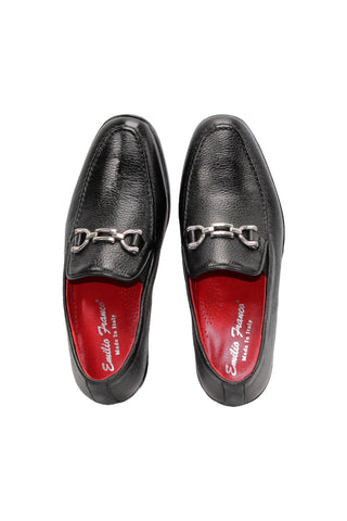 Emilio Franco Edgardo Deer Skin Horse-Bit Loafer (EF1247)-AmbrogioShoes