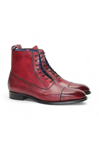 Emilio Franco Fausto Leather Cap-Toe Boot (EF1008)-AmbrogioShoes