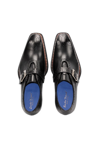Emilio Franco Filippo Leather Monk-Strap (EF1194)-AmbrogioShoes