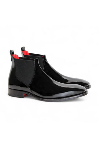Emilio Franco Leonardo Patent Chelsea Boot-AmbrogioShoes