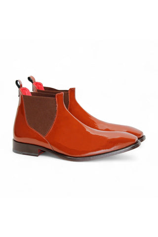Emilio Franco Leonardo Patent Chelsea Boot-AmbrogioShoes