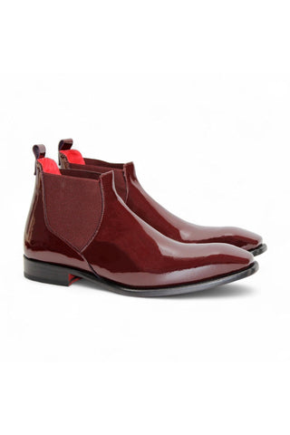 Emilio Franco Leonardo Patent Chelsea Boot-AmbrogioShoes