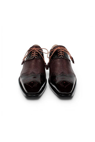 Emilio Franco Luciano Deer & Leather Derby-AmbrogioShoes